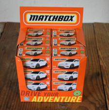 CASE 24 TESLA MATCHBOX WHITE MODEL Y'S  EV ELECTRIC VEHICLES SUV CARS BOX 89/100