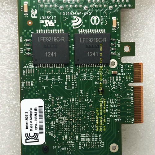 Original Intel I340-T4 vier Ports RJ45 PCI-E Gigabit LAN/Doppelleitblech - Bild 5 von 11