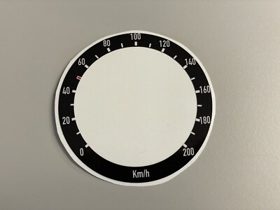 99 mm Tacho Aufkleber Km/h für importierte Harley Davidson Motorräder