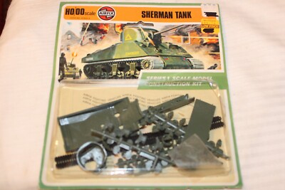HO Scale,  Airfix, M4 Sherman Tank MK.1 Model Kit, BNOS Sealed #01303-9
