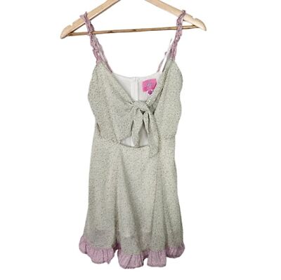Valtrex Mini Floral Dress Cut Out Delicate Dolls Kill Anime Size Small |  eBay