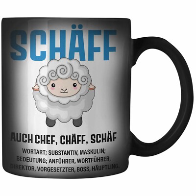 Trendation - Chef Zaubertasse Geschenke Lustig Farbwechsel Tasse Abschied Spruch