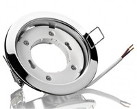 Metall Einbaustrahler GX53 230V Chrom GläNzend Einbauspot Ideal FüR Led