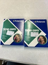 Lot Of 2 Time Zero SX-70 Film  (expired 1/06) 20 Photo Total