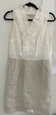 White Formal Dress Size 4, Loft