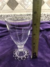 VTG Anchor Hocking Boopie 4.5 “ Juice Tumbler Footed Clear Glass