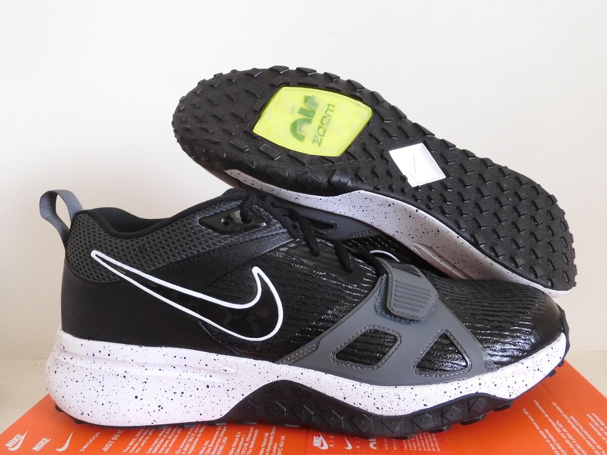 Size 13 - Nike Air Zoom Diamond Elite Turf Black White