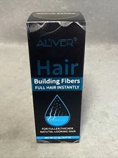 Aliver Fibers Thinning Hair & Spray Medium Brown Natural Formula New