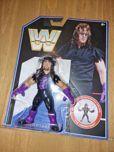 WWF WWE Mattel Retro Hasbro Style The Undertaker W...