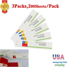 USA 600 Sheets Dental Clinic Disposable Articulating Paper Strips 30U/50U/100U
