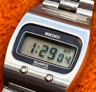 Classic Seiko Digital LCD Watch Case No 0439 5009.  Face No 0432 5000R.