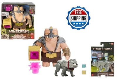 Minecraft Movie Battle Mode Great Hog _Dennis Action Figure Mattel Mojang Lot
