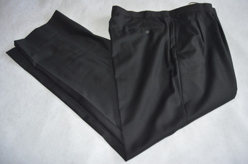 Mens Lauren Ralph Lauren Dress Pants Black Wool Cashmere Blend 44R