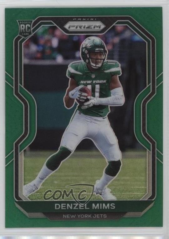 2020 Panini Prizm Rookie Green Prizm Denzel Mims #355 09wc