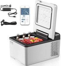 VEVOR C9 12V Car Mini Refrigerator - Gray