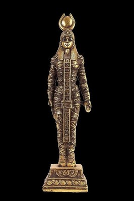 Unique Egyptian Statue of Goddess Isis Handmade Replica made in gold leaf Figure