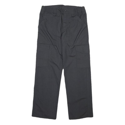 Herren Cargohose Baumwollmix Schwarz Reguläre Passform W30 L30 Knopfverschluss
