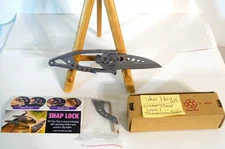 CRKT 5112 "Ed Van Hoy" Large Snap Lock "Thumb Wheel Folder 1993