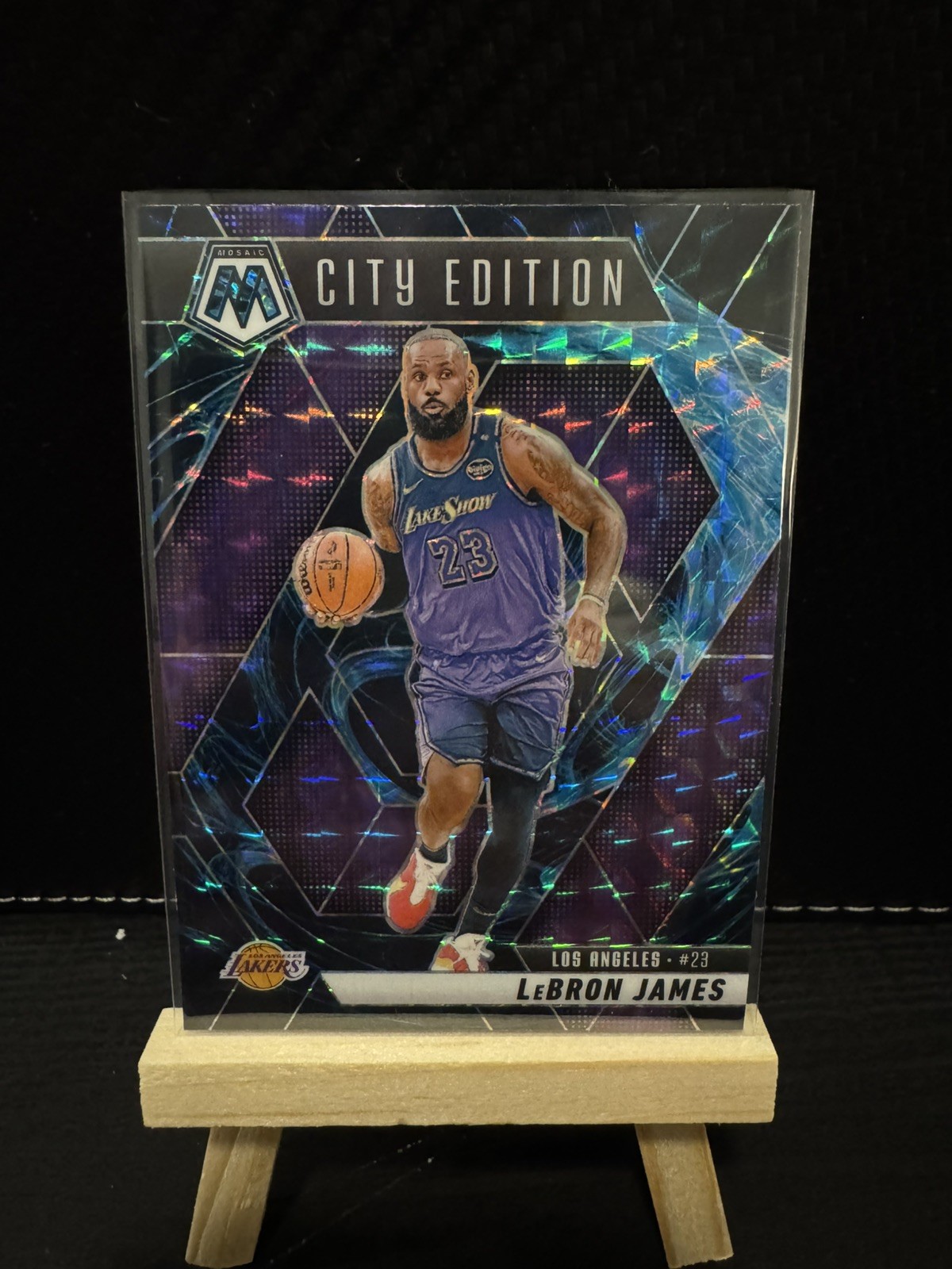 2024-25 Panini Mosaic - City Edition LeBron James #286 Genesis Mosaic Prizm SSP
