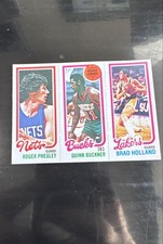 1980-81 Topps - Quinn Buckner, Brad Holland, Roger Phegley #138-145-160 (RC)