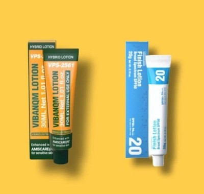 VQM Vibanqm Lotion Phytocin V2 Hybrid Cream 30ml CONAPIDIL Finish Lotion 20g Set