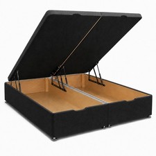 Image of Ottoman Storage Bed Divan Bed Soft Plush Velvet Drawers Gas Lift Up Frame Base