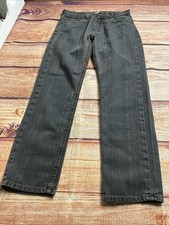 Levis 501 Jeans Mens Size 30x 30 Gray Denim Straight Leg Button Fly Mid Rise