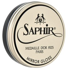 Saphir Mirror Gloss 75ml Black Premium Carnauba Wax High Shine Shoe Polish