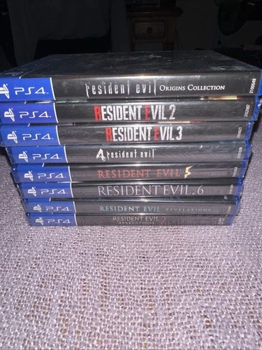 Resident Evil Lot Ps4 7 Sealed Games 1 Not, Games 1-6 And Revelations 1 And 2