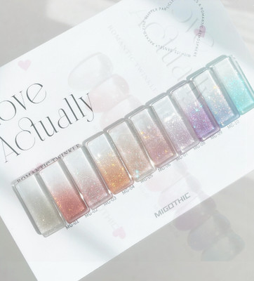 MIGOTHIC Love Actually Romantic Twinkle Glitter Syrup Gel Polish K-Beauty