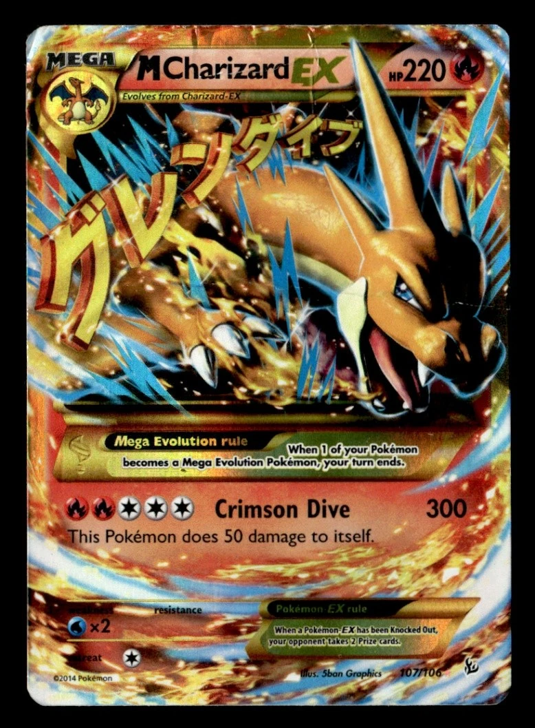 M Charizard EX 107/106 Flashfire for sale | eBay