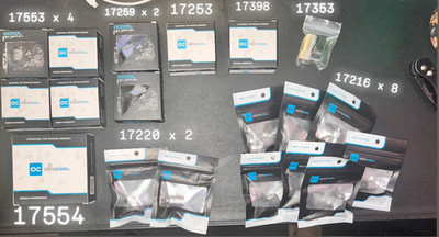 Alphacool Fittings Set, Chrome, 17XXX (553, 259, 253, 398, 353, 554, 220, 216)