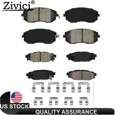 Front + Rear Ceramic Brake Pads fit 2006 - 2009 Subaru Legacy Outback