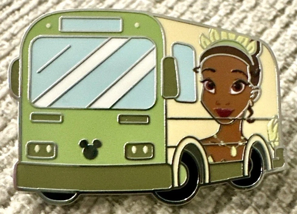 2026 WDW Hidden Mickey 💥 TIANA Disney Buses Pin💥 Naveen, Facilier, Mama, Ray!
