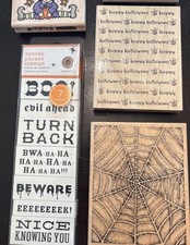 26 Rubber Stamps - Halloween - Great Condition