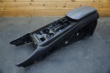 Center Console Armrest Assembly Black Oak Wood 51169281632 OEM Bmw X5 F16 14-18