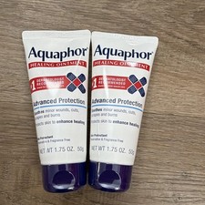 Aquaphor Healing Ointment Advanced Protection Skin Protectant 1.75 oz 2 Pack