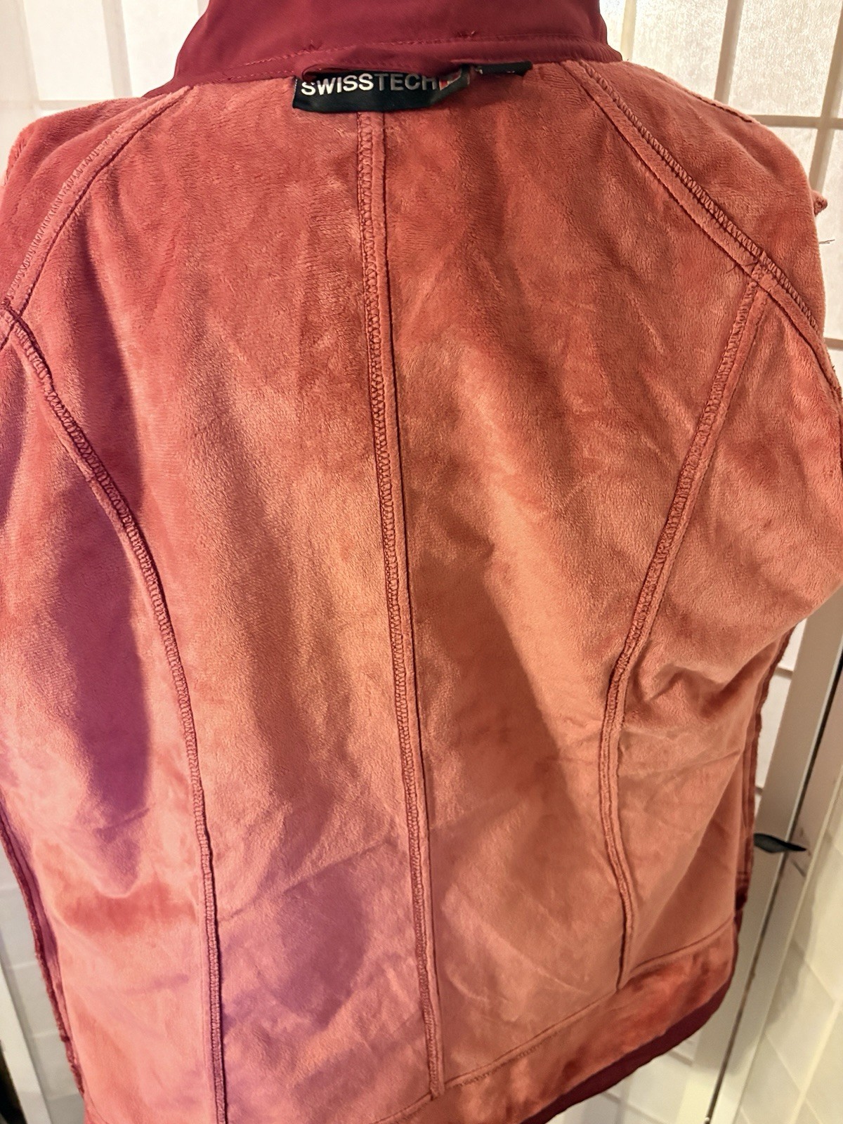 SWISS TECH Wine Soft Shell Light Jacket Full Zip … - image 7