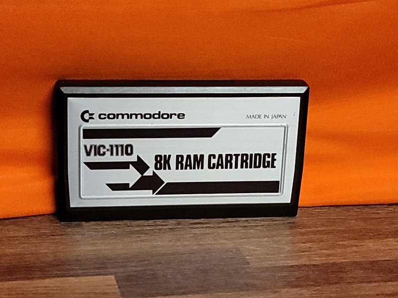 Vintage Commodore VIC-1110 8k Ram Cartridge Only ~ Tested & Working