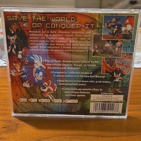 Sonic Adventure 2 (Sega Dreamcast) E Rated - Complete in Box, tested and working
