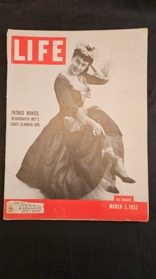 Life Magazine March 3, 1952 Patrice Munsel Saucy Glamour Girl Bagged And Boarded