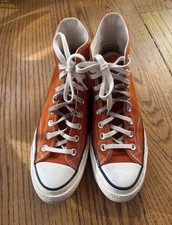 Converse Chuck 70 High Top Canvas Sneaker Fire Pit/Egret/Black Men s 6.5 171475C