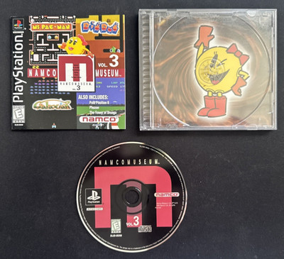Namco Museum Vol 3 (PlayStation 1 PS1) Black Label CIB Complete