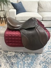 Stubben Roxanne Jump Saddle 17.5  Wool Flocke...