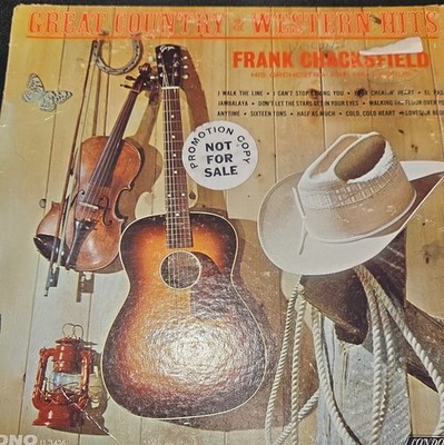 Frank Chacksfield Great Country Hits London LP 12'' 33 RPM Country Promo