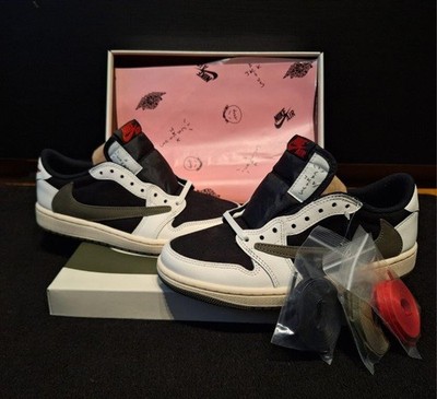 Jordan 1 Retro Low OG Travis Scott Olive US W 7.5, New, originally packed