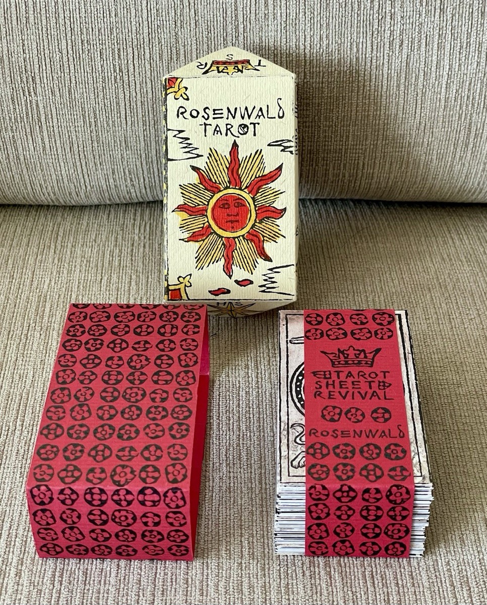 Rosenwald Tarot Facsimile - 2023 1st Limited Edition - Tarot de