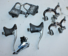 Shimano 105 Dia-Compe Road Bike Groupset Front Derailleur Brake Caliper Pedals