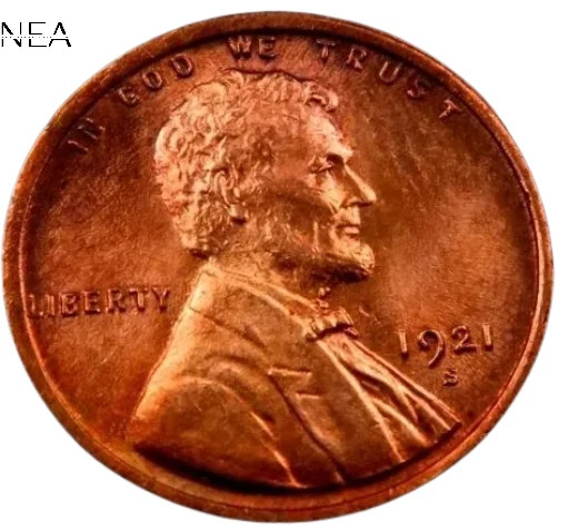 1921-S Lincoln Wheat Penny Cent ~ Gem BU (red) ~ Semi-Key Date!