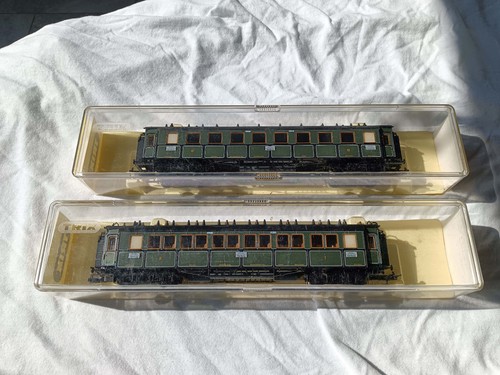 Trix / Märklin H0 Set (2 St.) 43362 u.43363 Bayerische Schnellzugw. KK | Condition: Gebraucht